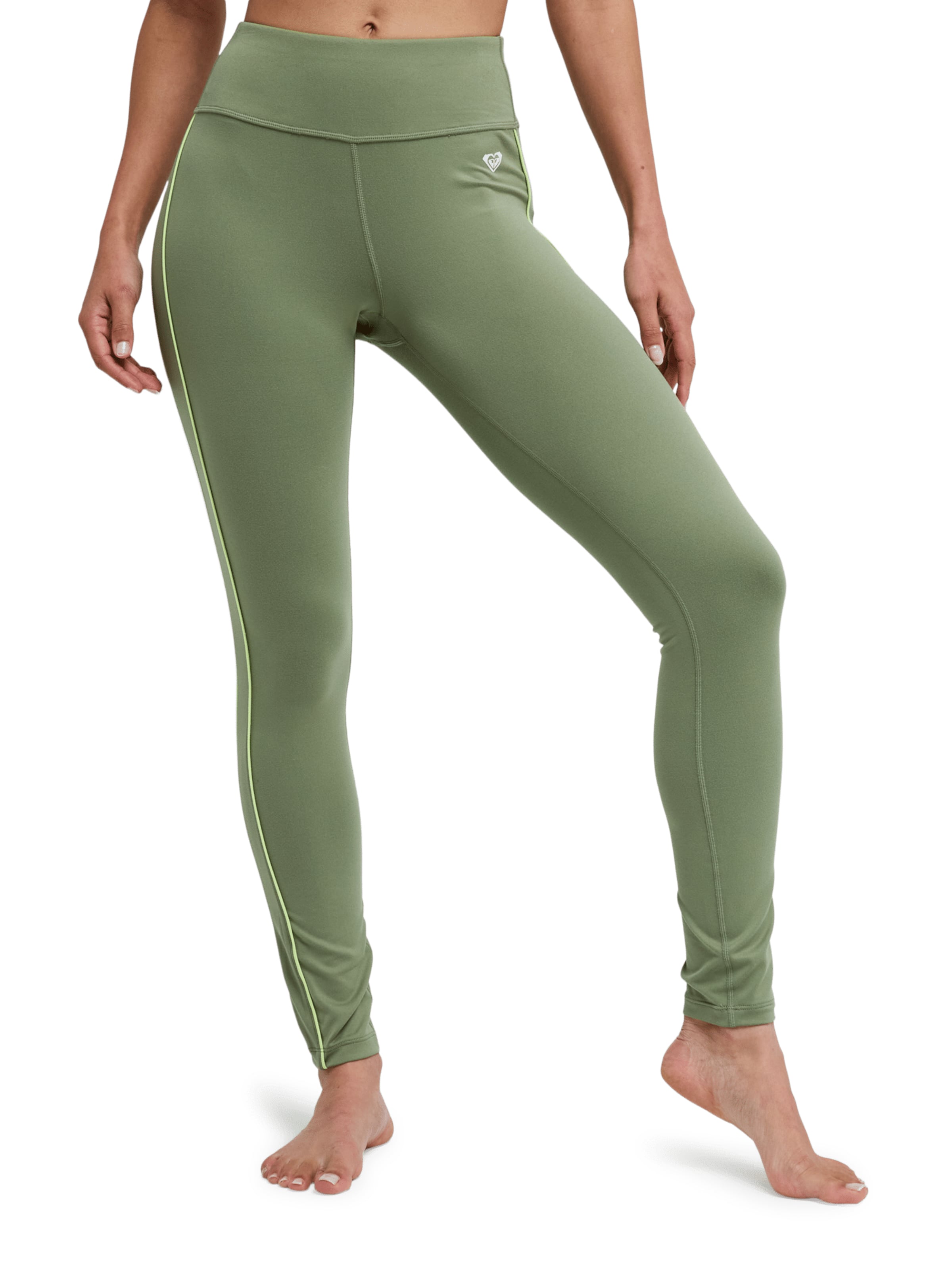 ROXY Skinny Leggings 'Everyday Flow' in Green: front