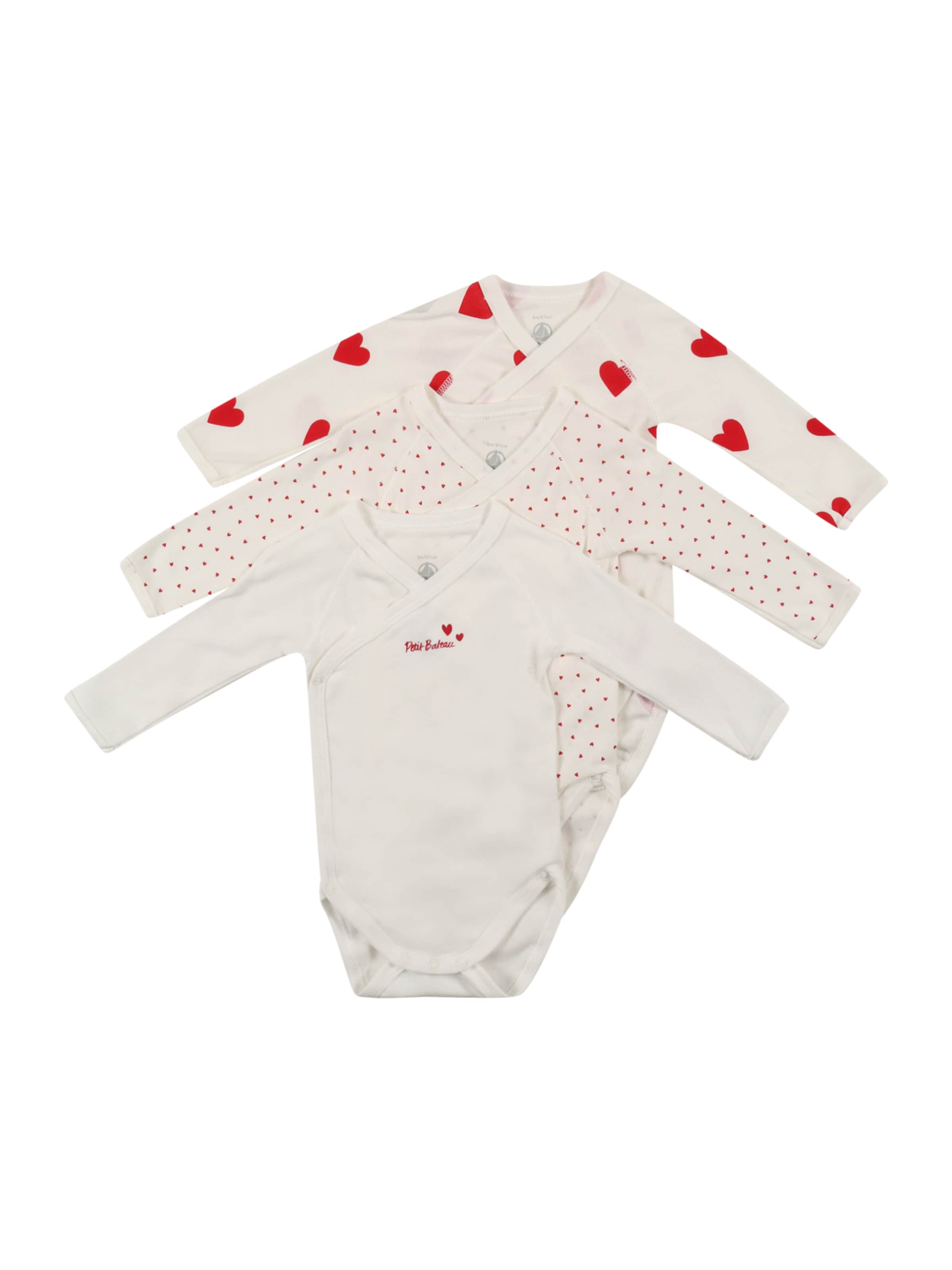 PETIT BATEAU Potkuhousut/body värissä valkoinen: etupuoli