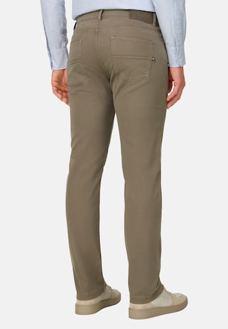 Boggi Milano Regular Jeans in Beige: Rückseite