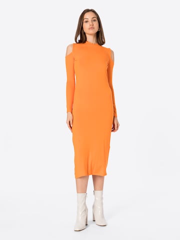 NU-IN Dress in Orange: front