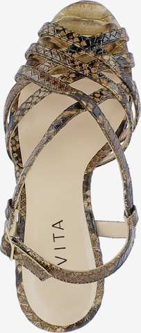 EVITA Strap Sandals in Brown