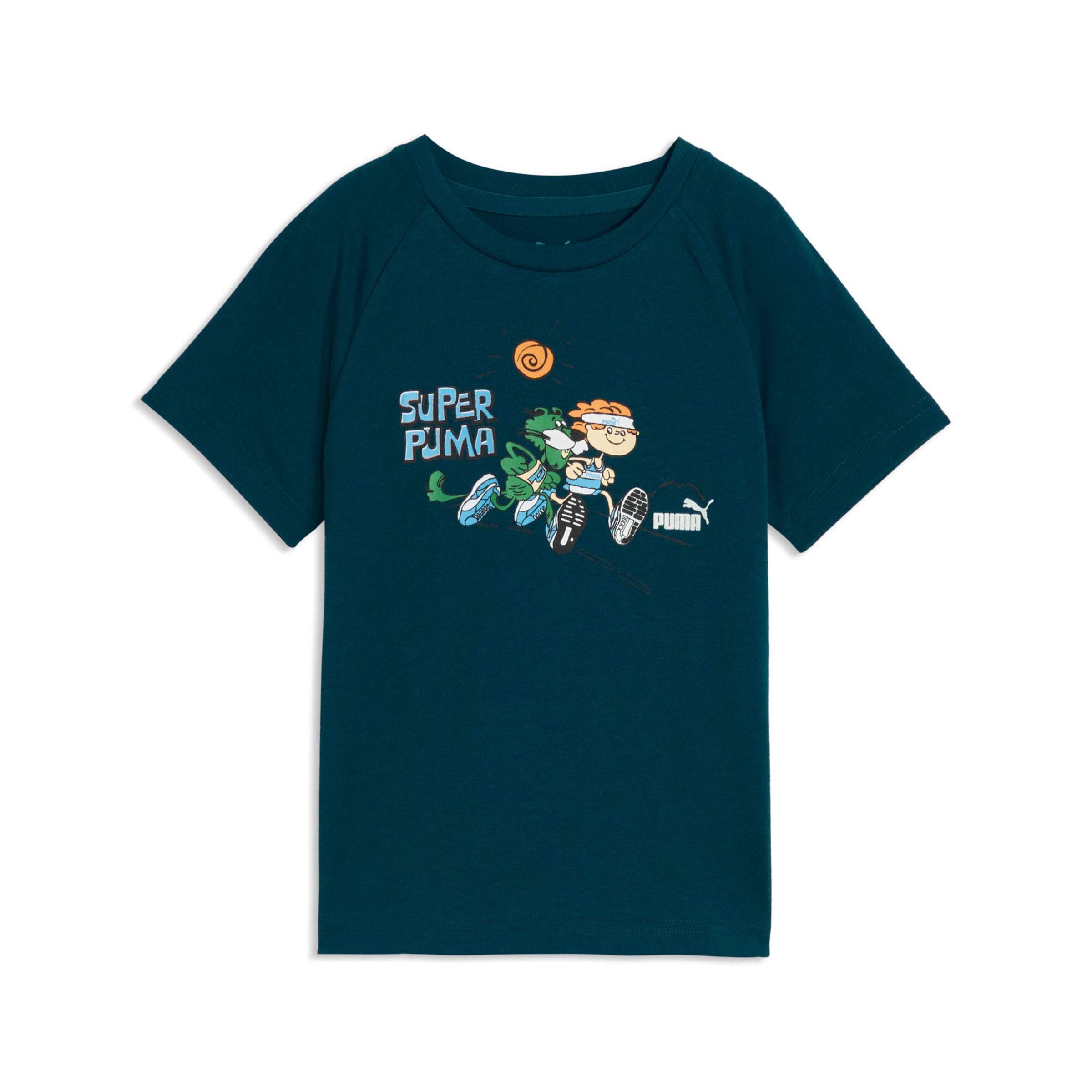 PUMA Performance Shirt in Green: front