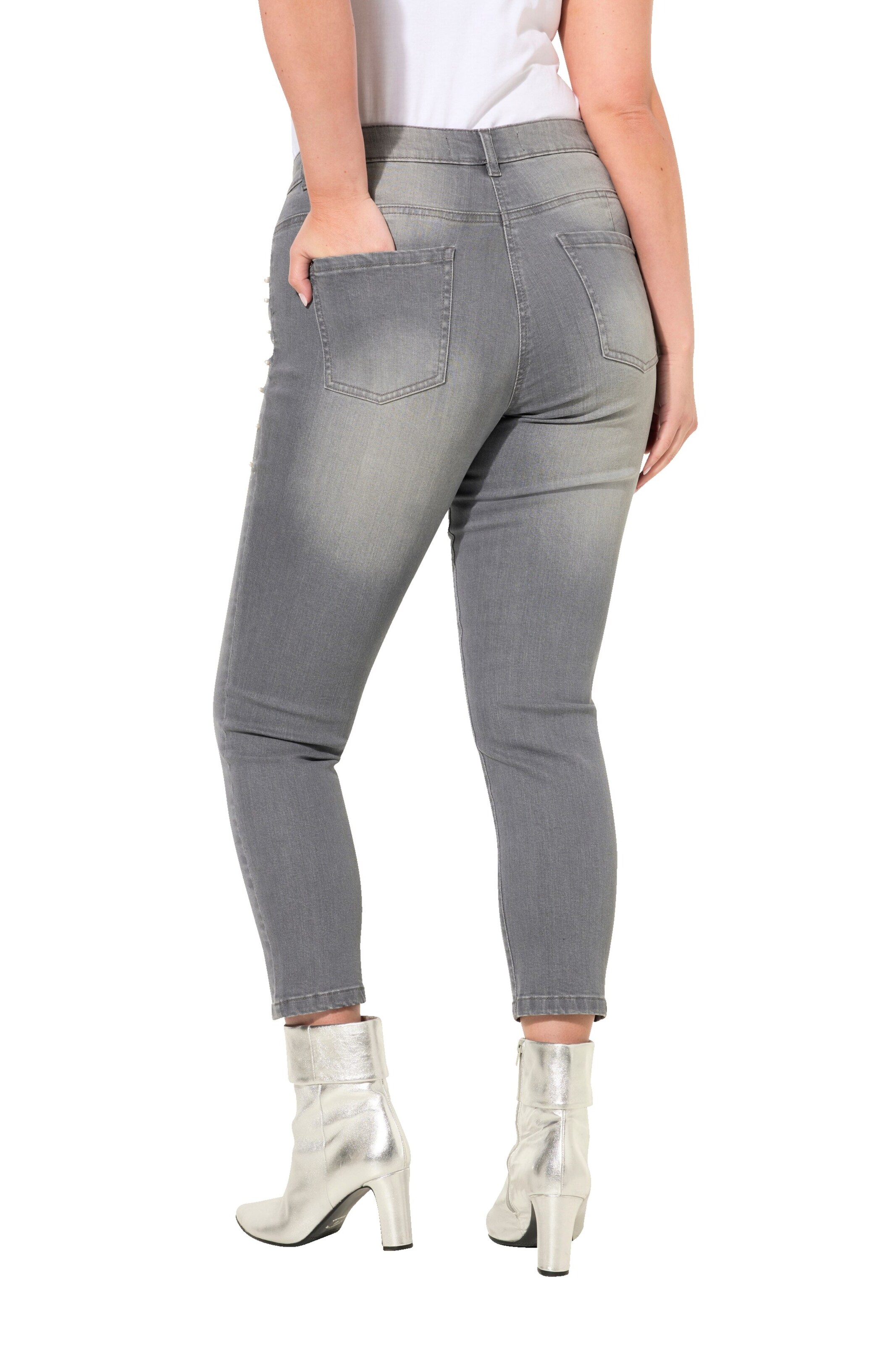 MIAMODA Skinny Jeans in Grijs