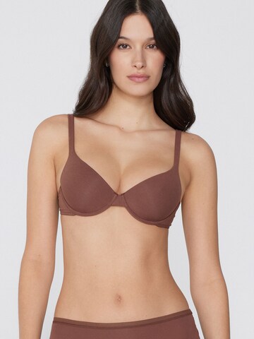 Tezenis Push-up Bra 'Athens' in Brown: front