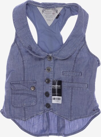 Tommy Jeans Vest in S in Blue: front