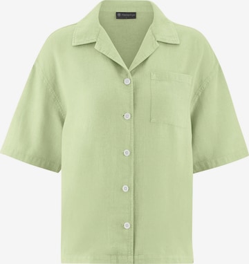 HempAge Blouse in Green: front
