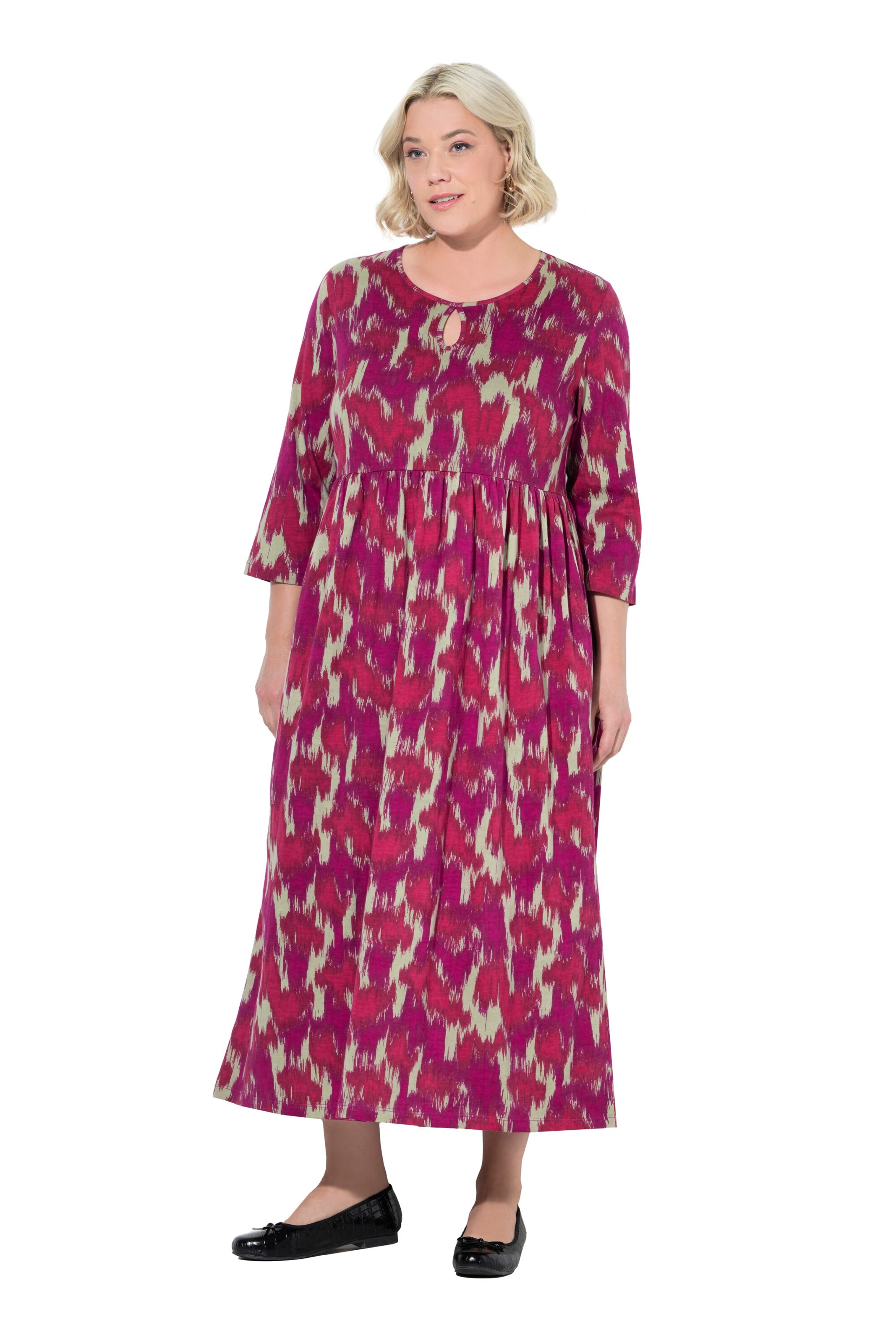 Ulla Popken Kleid in Pink: Vorderseite