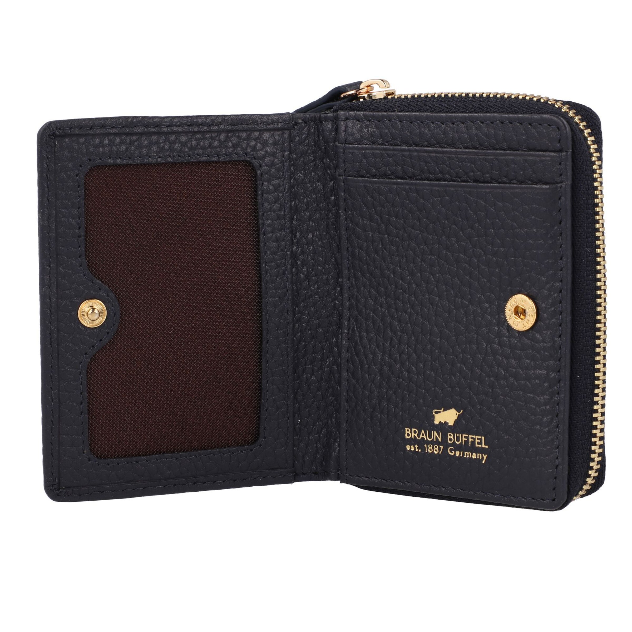 Portamonete 'Asti ' di Braun Büffel in blu