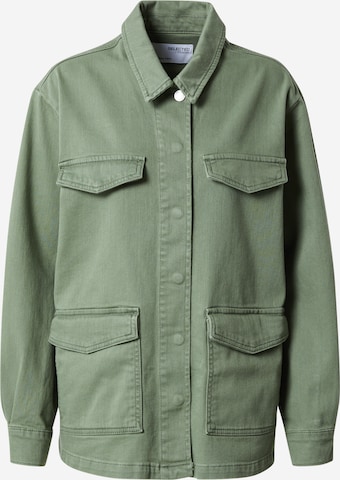 SELECTED FEMME Between-Season Jacket in Green: front