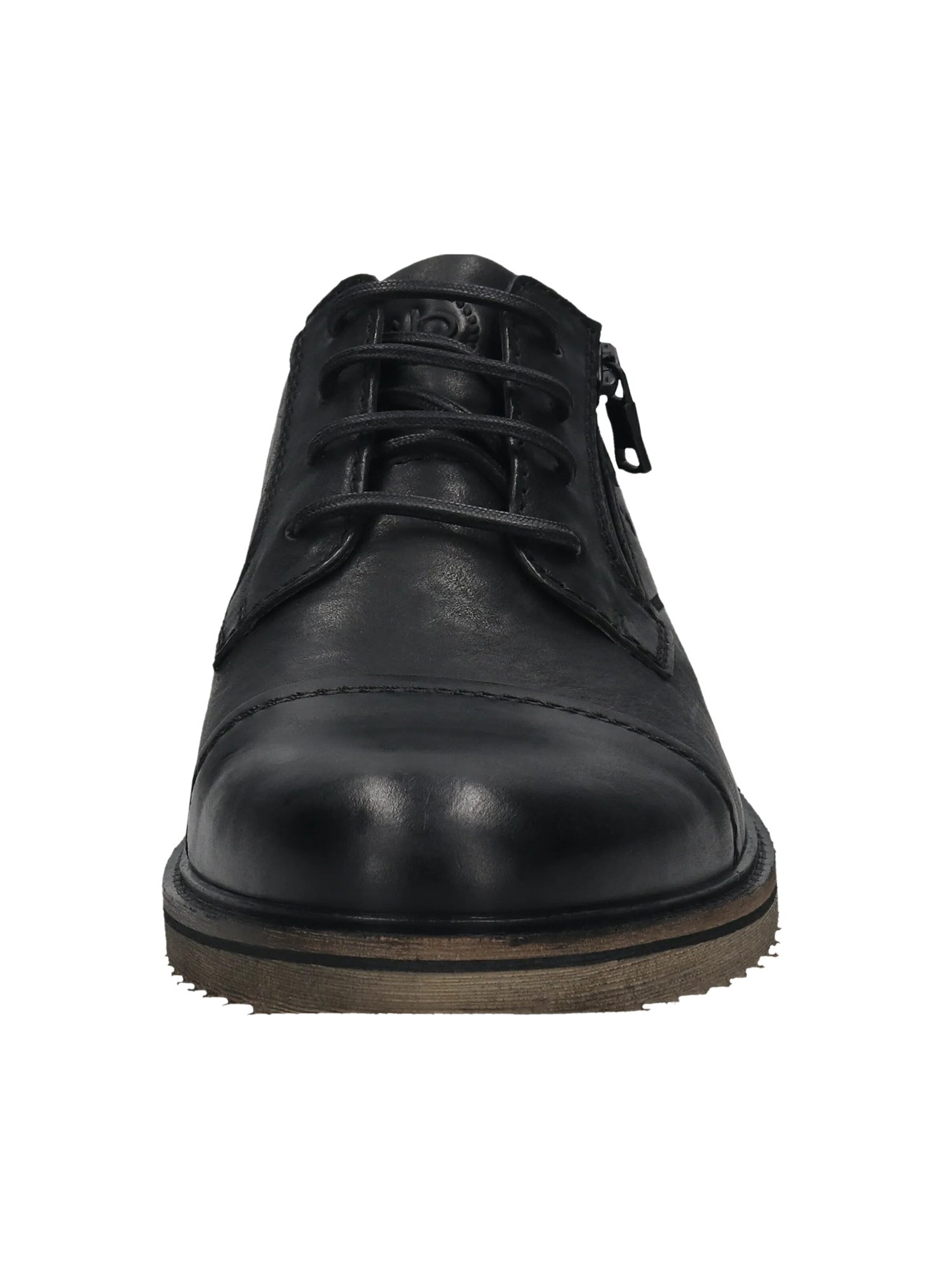 bugatti Обувь на шнуровке в Черный