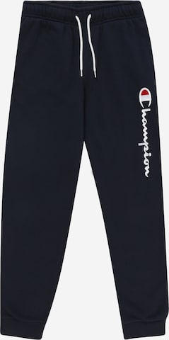 Champion Authentic Athletic Apparel Zwężany krój Spodnie w kolorze niebieski: przód