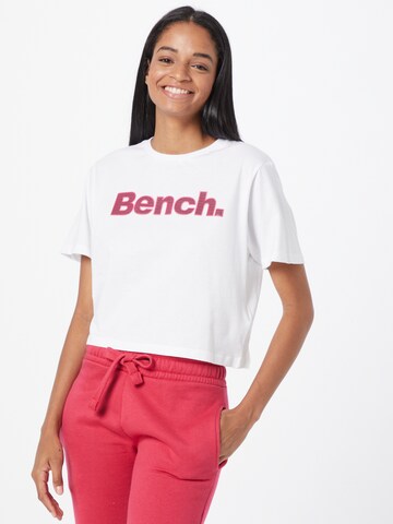 BENCH Тениска 'Kay' в бяло: отпред