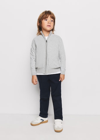 MANGO KIDS Плетена жилетка 'LUKEB' в сиво