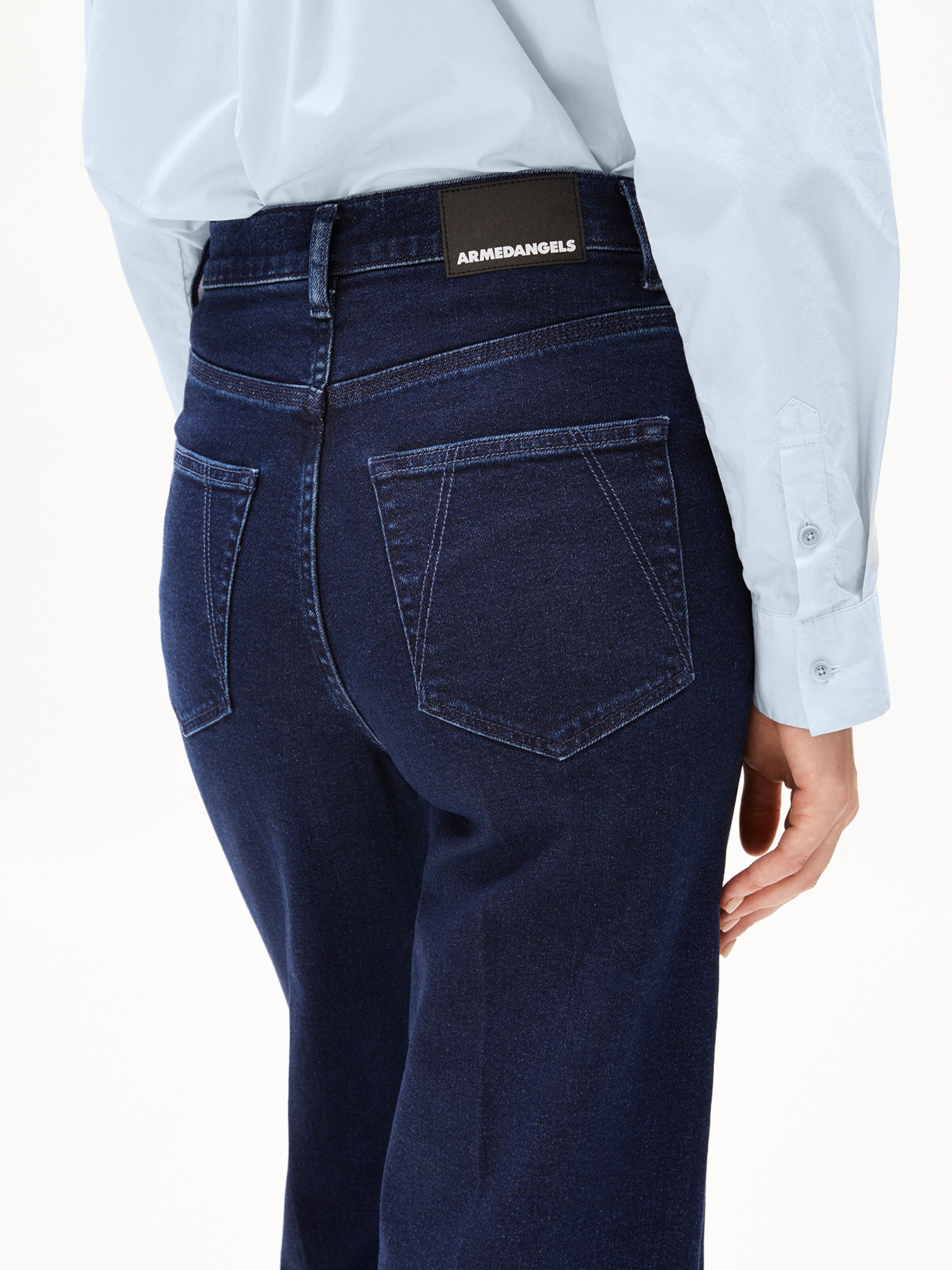 ARMEDANGELS Skinny Jeans 'MURLIAA CROPPED' in White