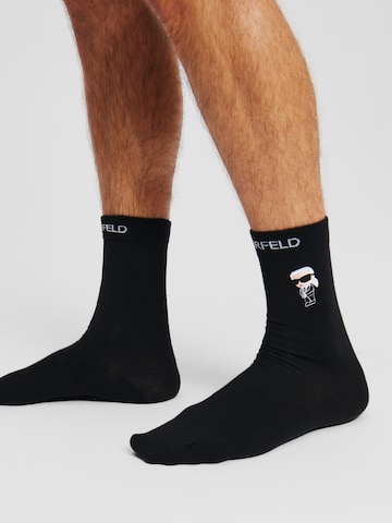 Boxer ' IKON GESCHENKSET AUS BOXERSHORTS UND SOCKEN ' di Karl Lagerfeld in nero