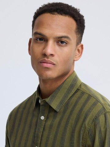 BLEND Regular Fit Langarmhemd ' BHDaris ' in Grün