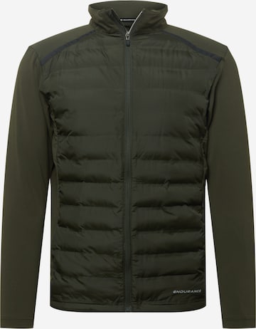 ENDURANCE Athletic Jacket 'Midan' in Green: front