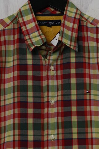 TOMMY HILFIGER Button Up Shirt in M in Green