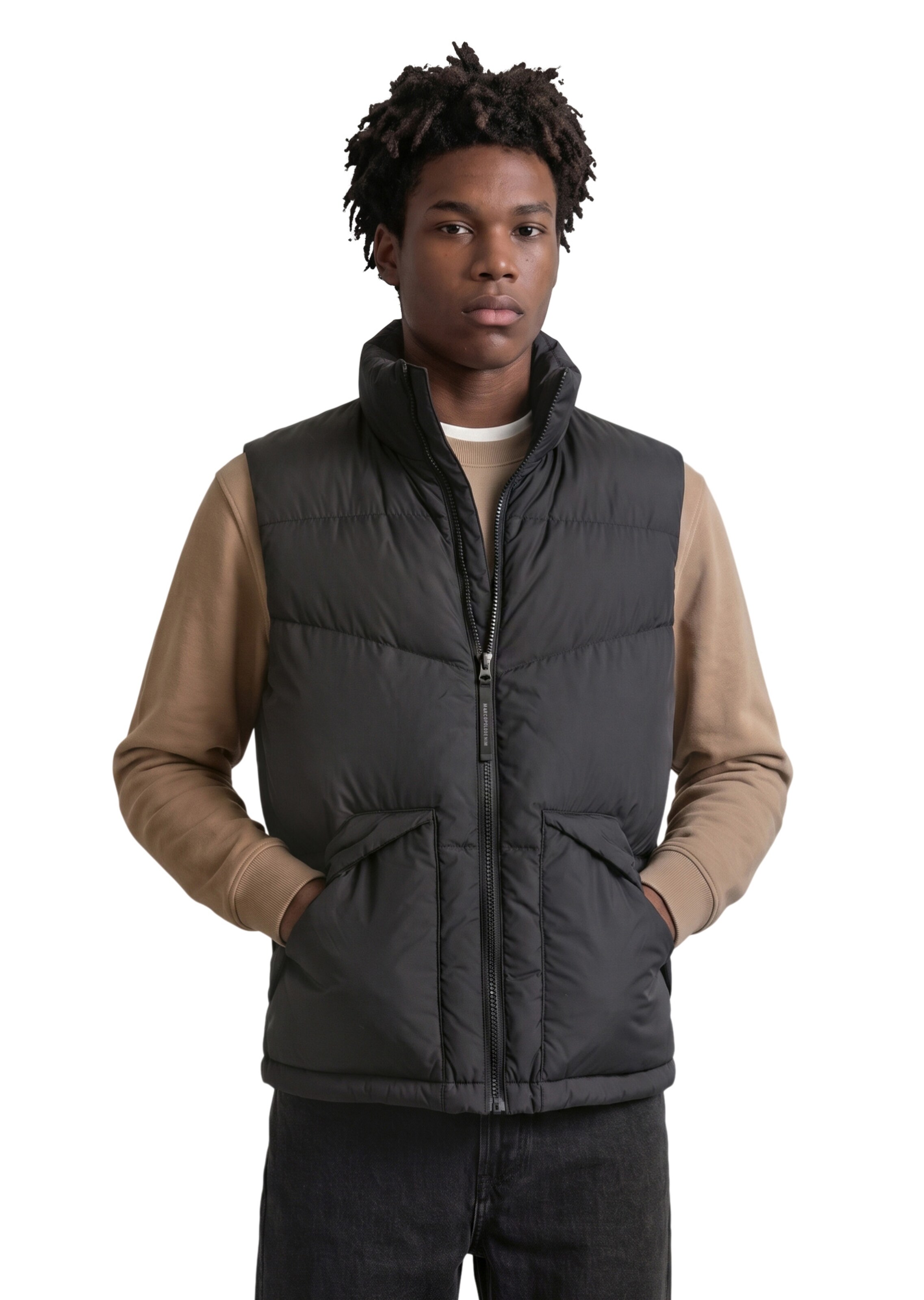 Gilet Marc O'Polo DENIM en noir : devant