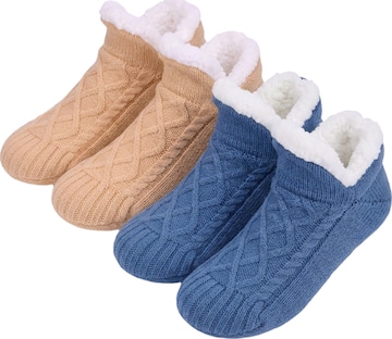 BONVERANO Ankle Socks in Blue: front