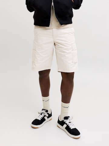 JACK & JONES Regular Cargo Pants 'JPSTCOLE MATTY' in Beige