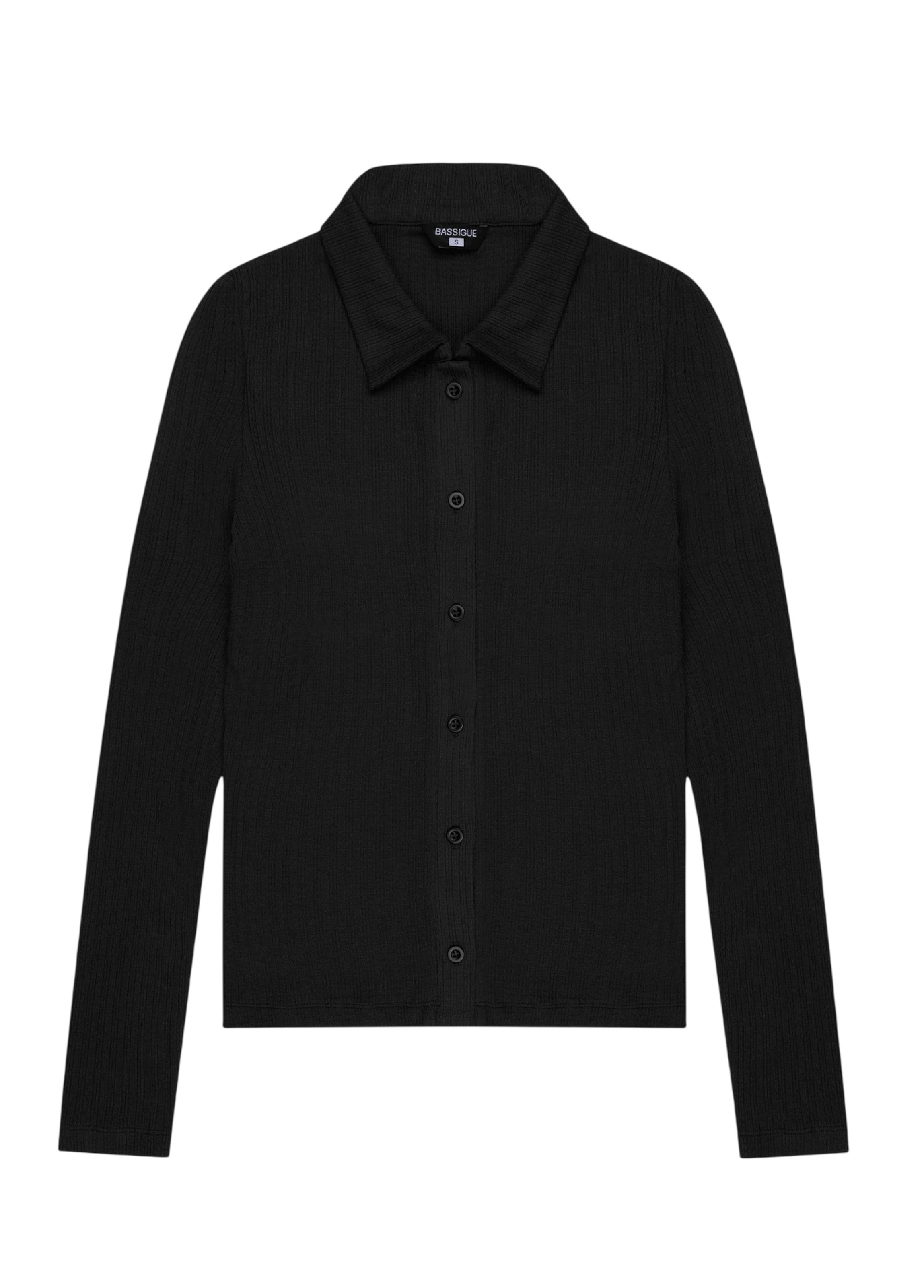 BASSIGUE Bluse in schwarz, Produktansicht