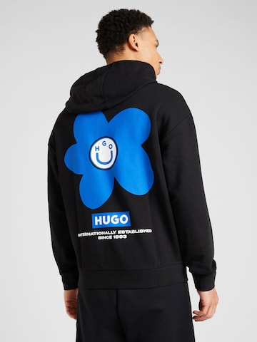 HUGO Blue Sweatshirt 'Nolumbine' in Black: front