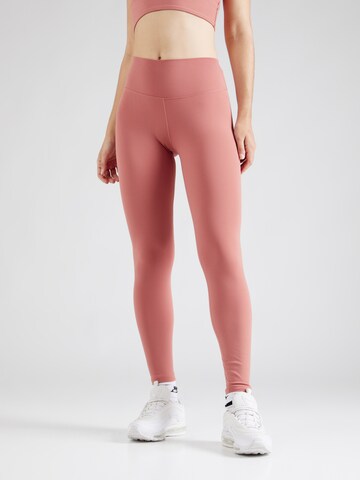 NIKE - Skinny Pantalón deportivo 'ONE' en rosa