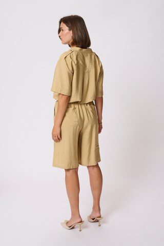 Kaffe Loose fit Pants 'Florence' in Beige