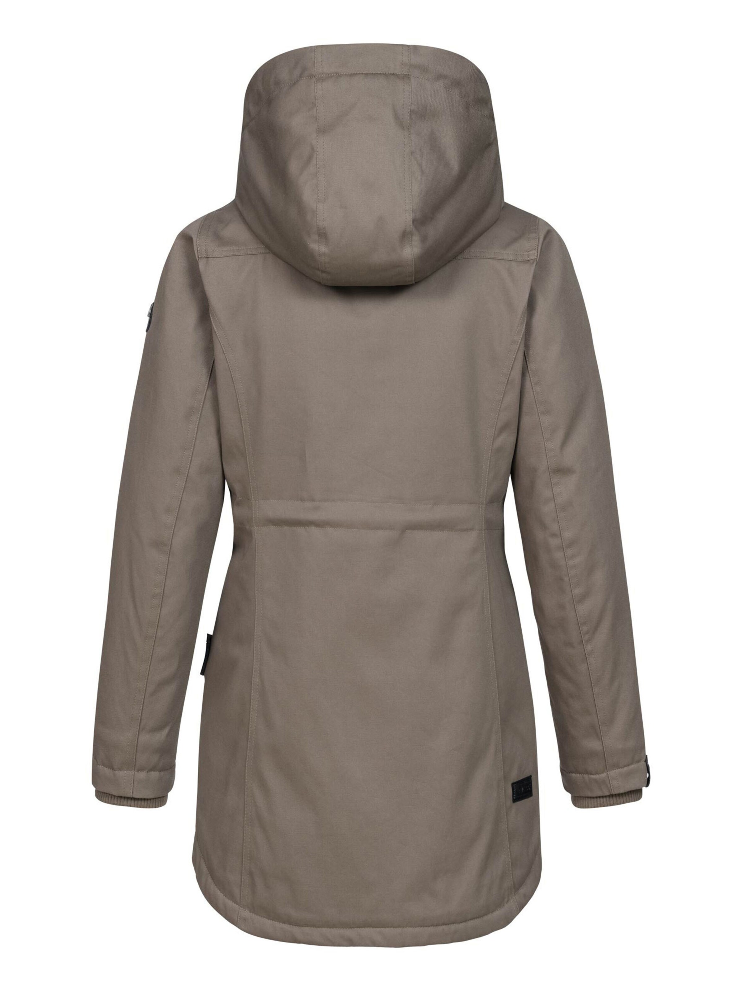 NAVAHOO Winter Jacket 'N038' in Brown