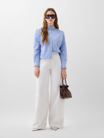 Scalpers Blouse in Blauw: voorkant