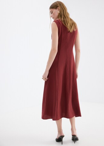 MANGO Dress 'Grape-w' in Red