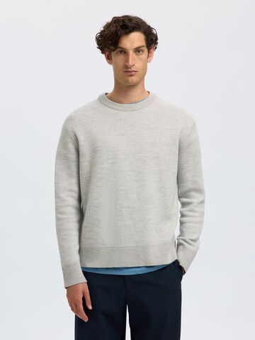 SELECTED - Jersey en gris: frente