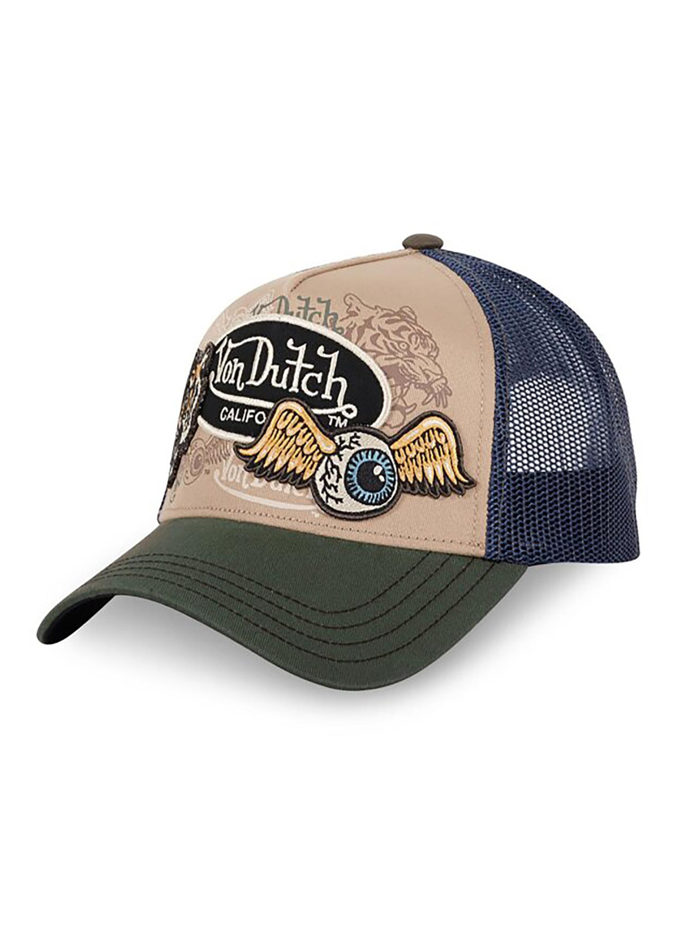 Von Dutch Cap 'Tiger'‌‌ in Mischfarben: Vorderseite