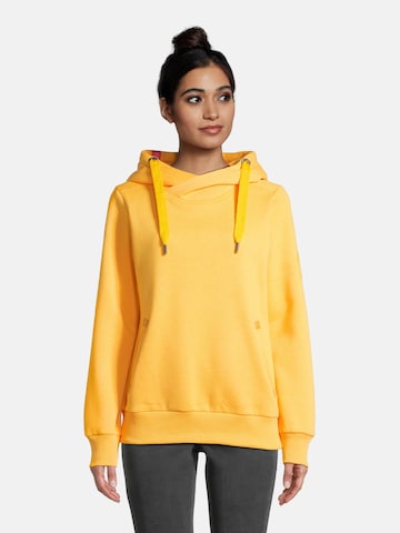 salzhaut Sweatshirt 'Sünn' in Yellow: front