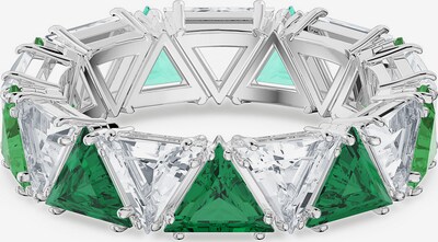Swarovski Ring in türkis / grün / silber, Produktansicht