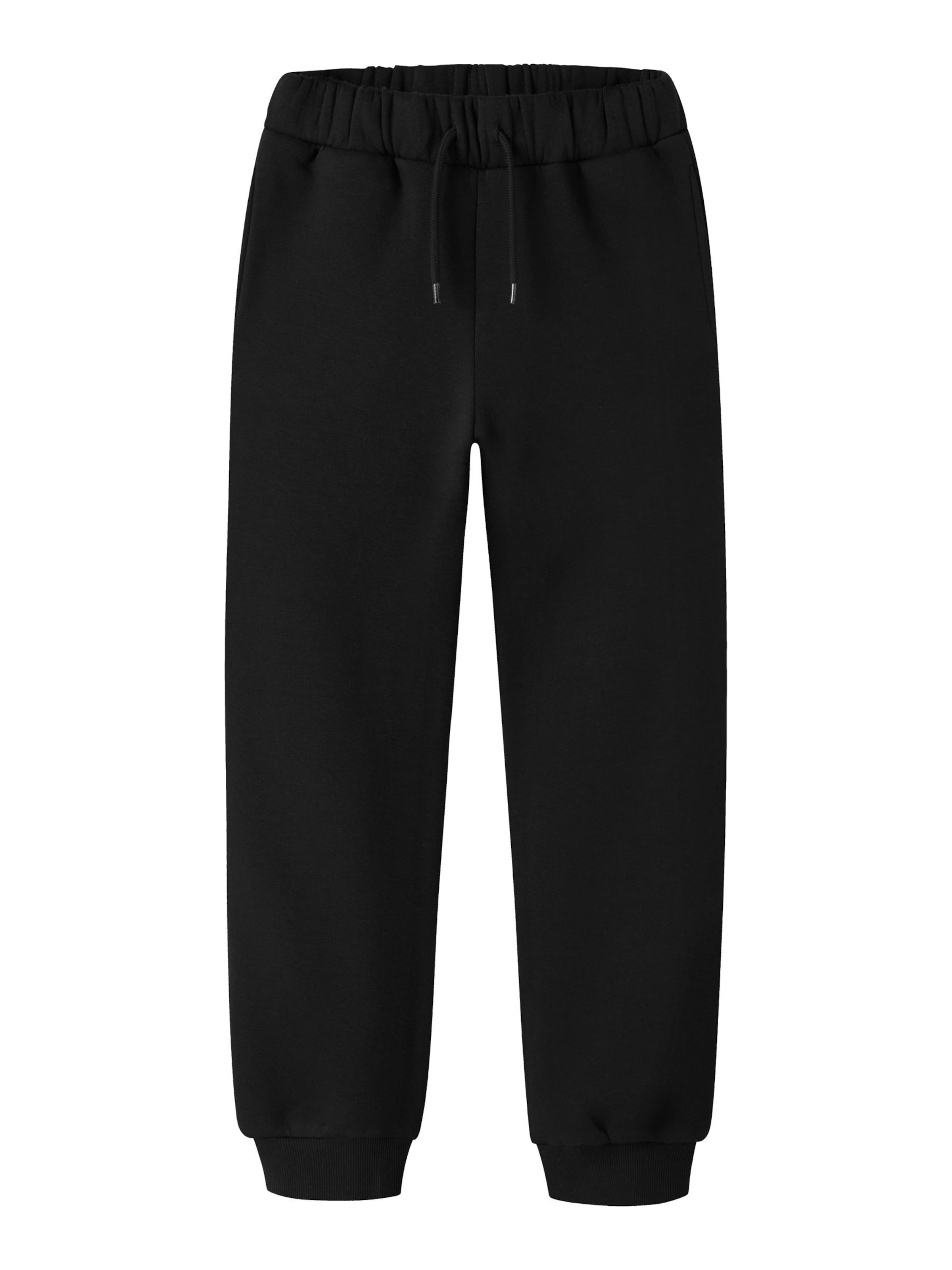 NAME IT Trousers in Black: front