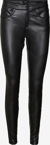 VERO MODA - Skinny Pantalón 'LUXE' en negro: frente