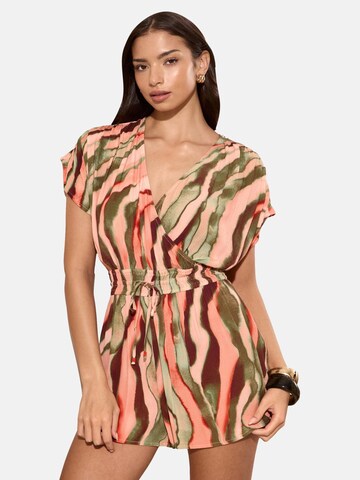 Lipsy Jumpsuit in Orange: front