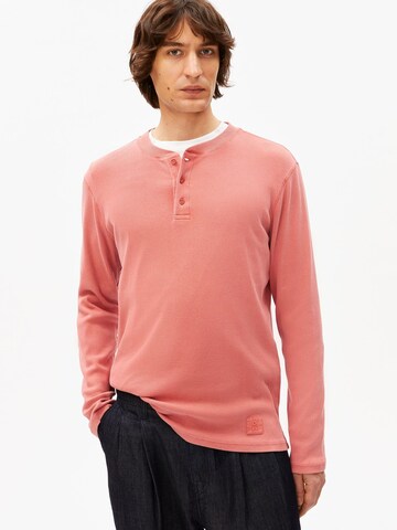 ARMEDANGELS Shirt 'Henly' in Orange: front