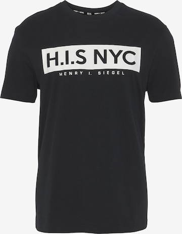 H.I.S Shirt in Black: front