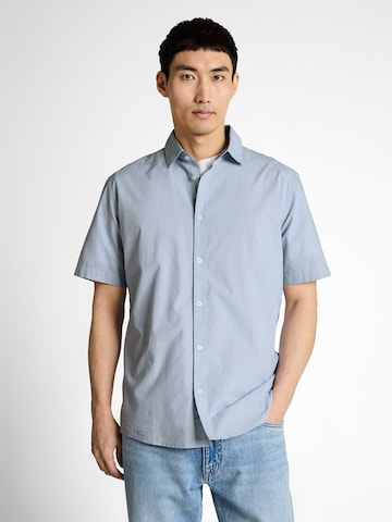 Regular fit Cămașă de la TOM TAILOR pe albastru: față