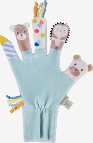 STERNTALER Spielhandschuh 'Familie Bär' in Blau: Vorderseite