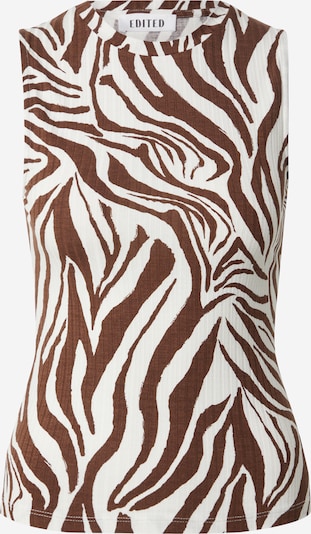 EDITED Top 'Naela' u smeđa / bijela, Pregled proizvoda
