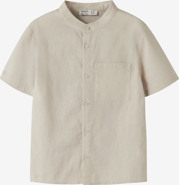 NAME IT - Ajuste regular Camisa 'NKMFalinnen' en beige: frente
