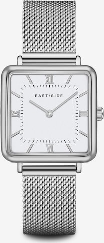 Eastside Analog Watch in Silver: front