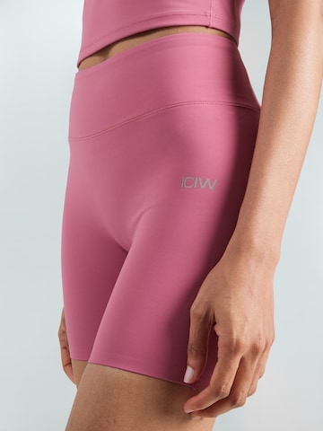 ICANIWILL Skinny Workout Pants 'Mirage' in Pink