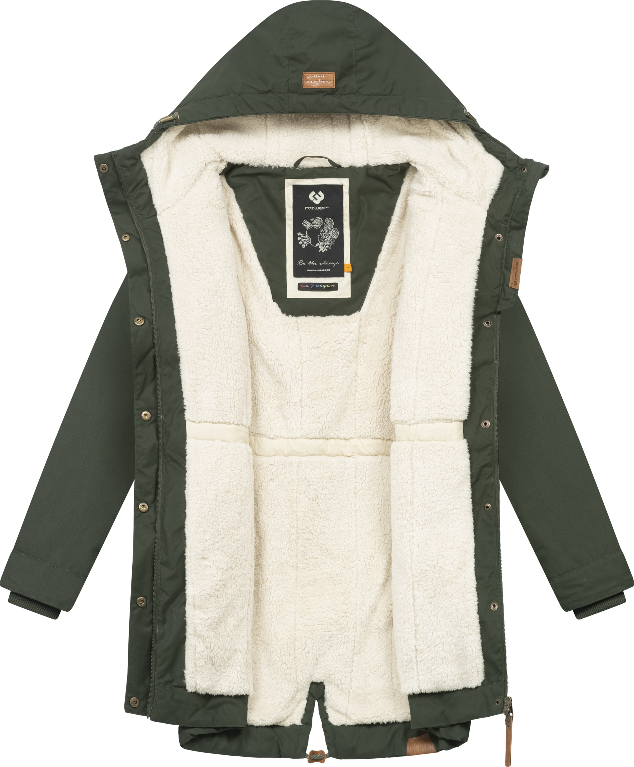 Ragwear Zimska jakna 'Canny' | zelena barva