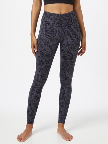 Skinny Pantalon de sport Hey Honey en gris : devant