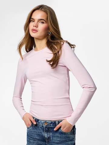 PIECES Μπλουζάκι 'PCLULA' σε ροζ: μπροστά